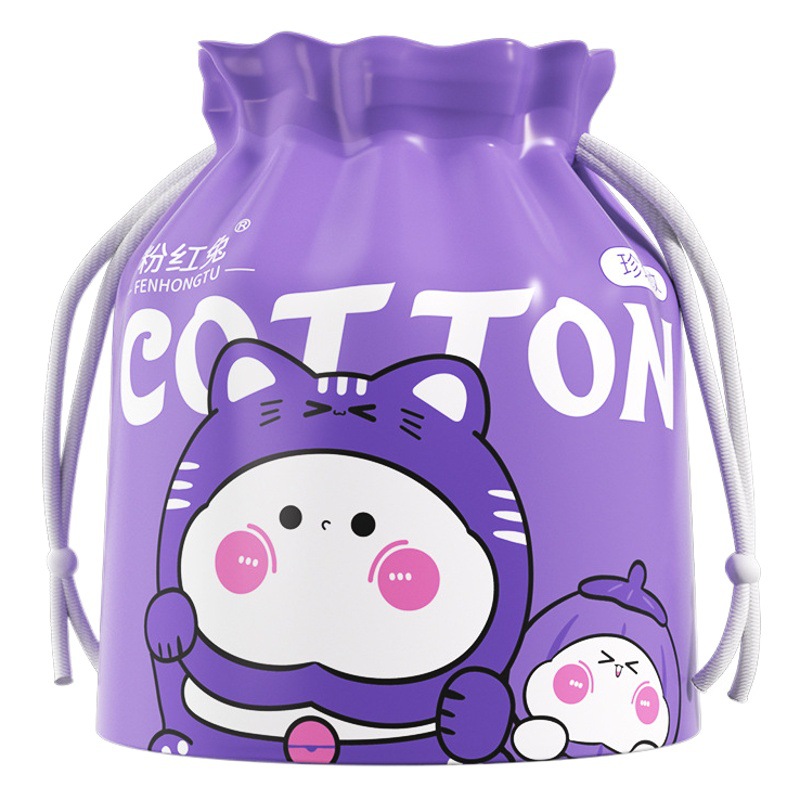 Conejo rosa toalla de perla desechable espesar toalla de limpieza seca y húmeda toalla de algodón toalla F001