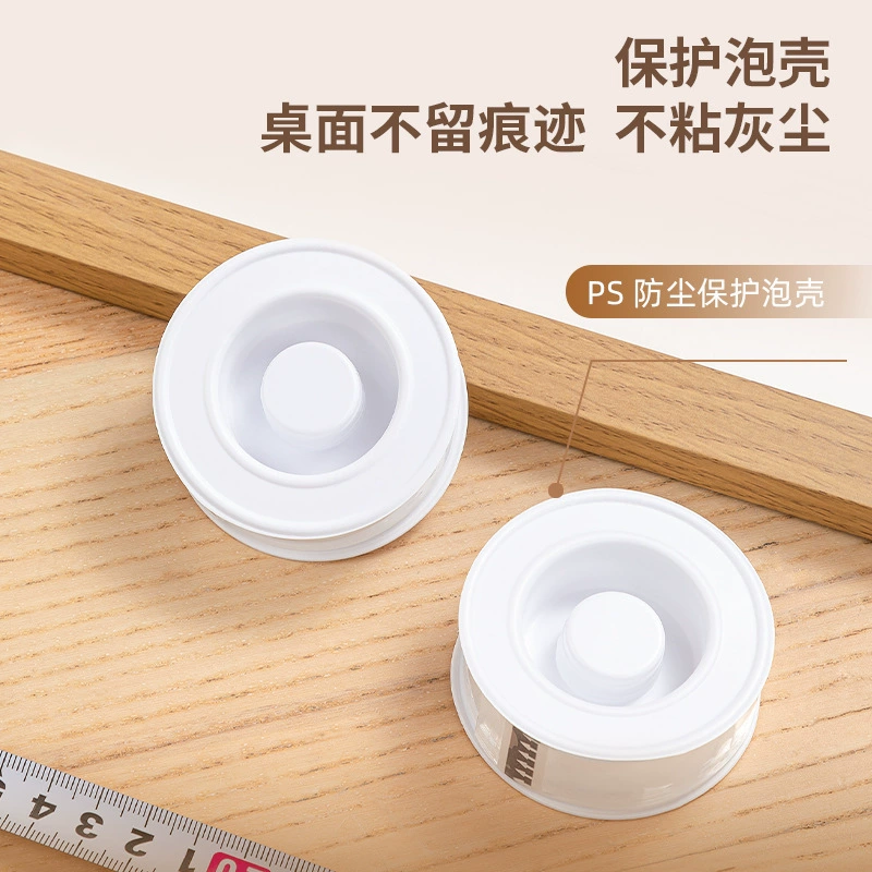 Деликатная двусторонняя прозрачная клейкая лента Deli JL520 1 мм×2 см×1 м (прозрачная) (1 рулон/ящик)