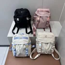 新款迷你小背包3L瑜伽运动男女休闲小双肩LU多功能尼龙包跨境代发