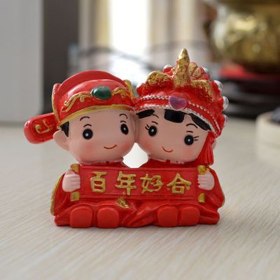 wedding Decoration marry Supplies Wedding celebration Doll a pair Marriage room Layout resin originality Marriage room decorate New personality marry