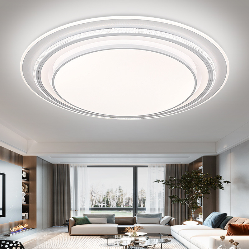Led Living Room Round Light 2026 New Model Smart 1m Large Round Light Modern Simple Home Bedroom Ceiling Light Wholesale