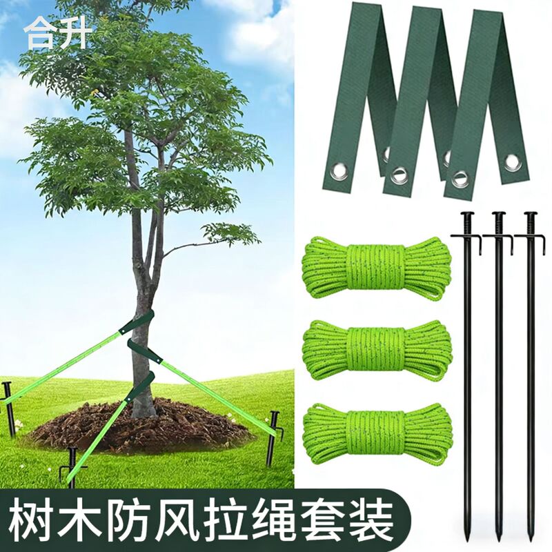 Cross-Border Hot-Selling Windproof Tree Fixing Straps, Tree Straightening Ties, Ground Nails to Reinforce Saplings, Shaping and Fixing Support Straps Cross-Border Hot-Selling Windproof Tree Fixing Straps, Tree Straightening Ties, Ground Nails to Reinforce Saplings, Shaping and Fixing Support Straps