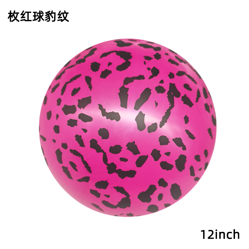 12 pulgadas engrosado globo de lunares Tanabata animal estrellado globo de sandía al por mayor decoración de fiesta de cumpleaños