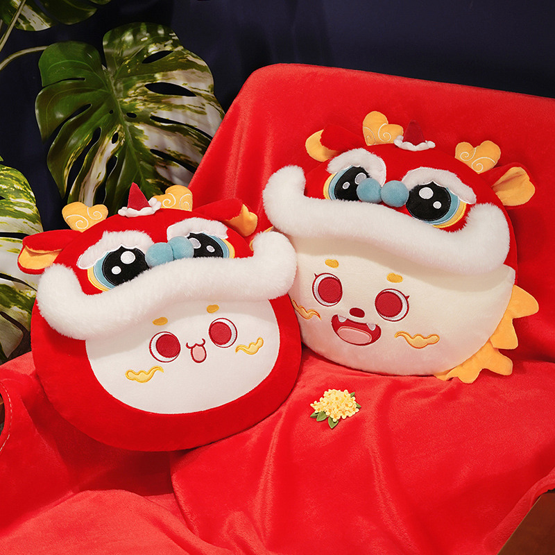 Dragón año León almohada manta dos-en-uno Oficina cojín siesta almohada sofá sala de estar almohada edredón de doble uso