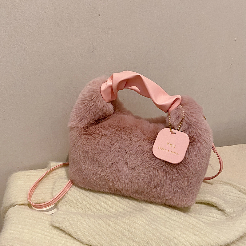 2023 Autumn/Winter Versatile Simple Solid Color Single Room Crossbody Bag Women's Fashion_voghion.com