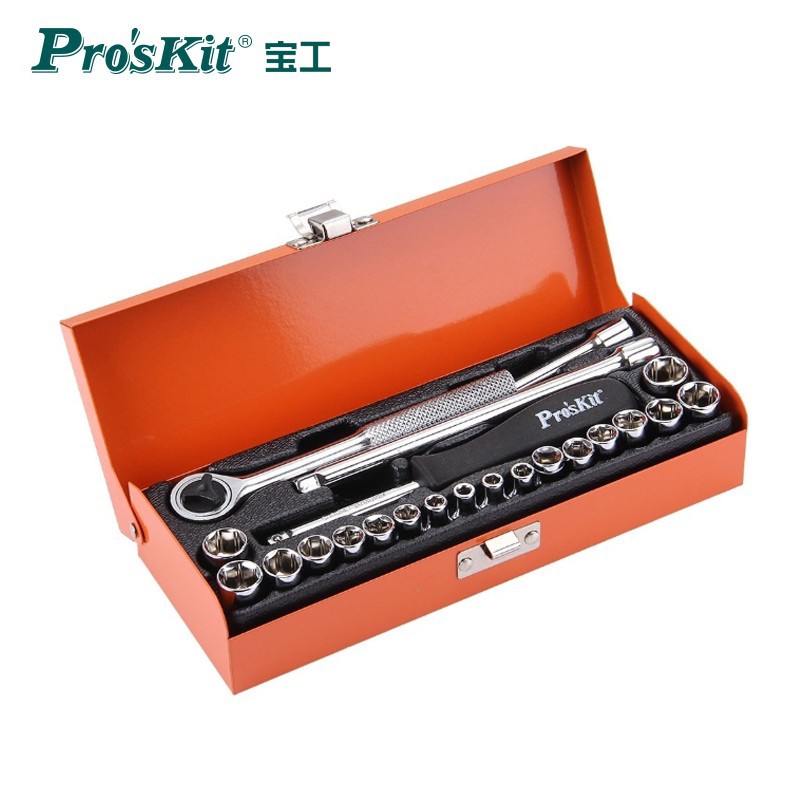 宝工(Pro'sKit)8PK-SD016多功能套筒起子组螺丝刀套装23件组
