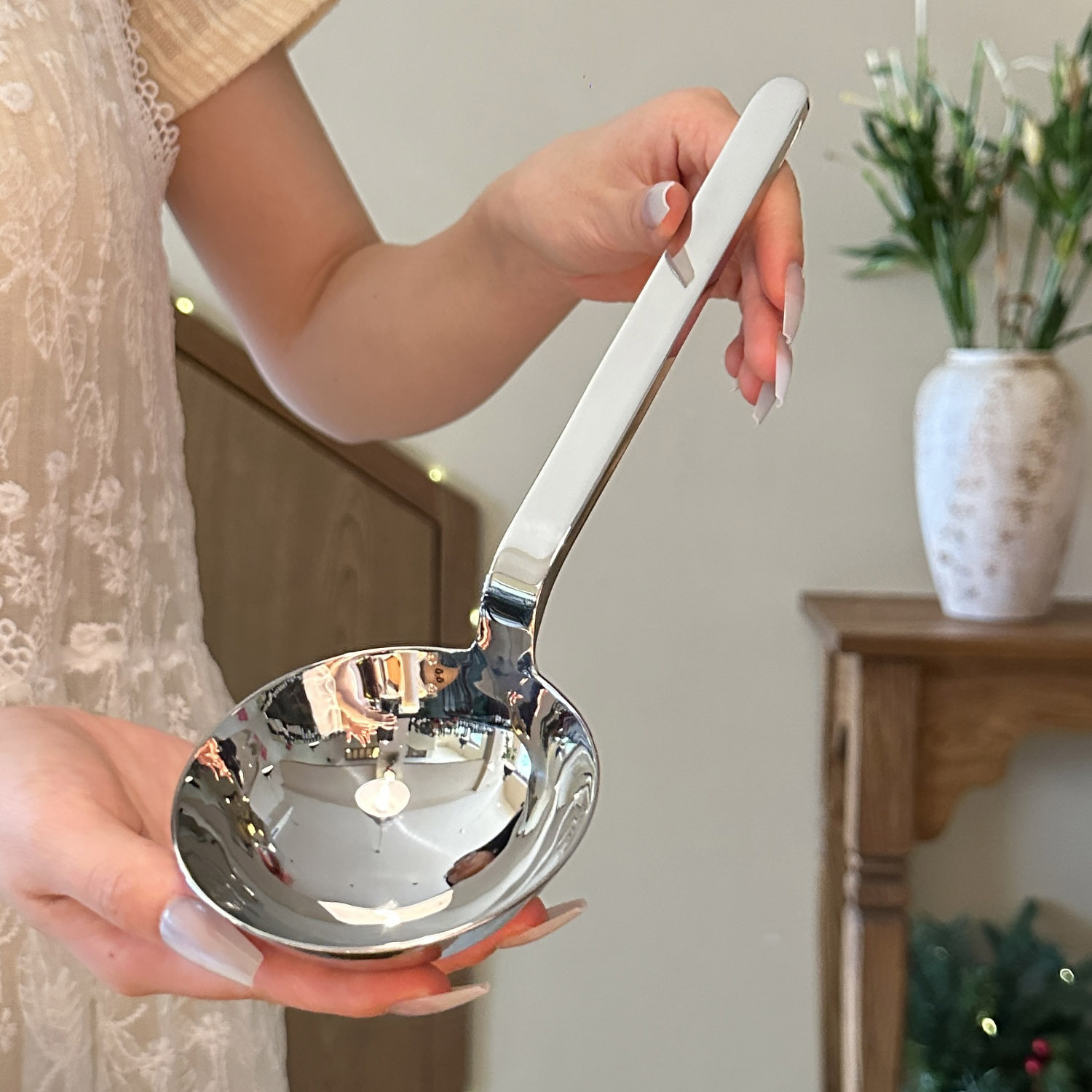 [Exportación de Alemania] 316 acero inoxidable mango largo cuchara de arroz cuchara