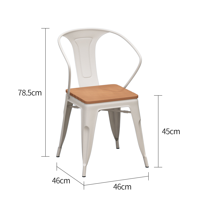 Patio al aire libre mesa y silla al aire libre combinación terraza al aire libre balcón impermeable protección solar parque ocio hierro forjado mesa larga de madera plástica