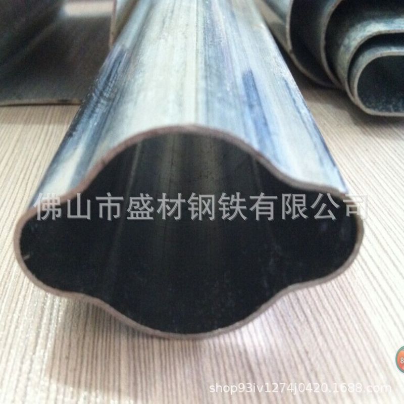 Q195异型管 15*18 21*23 80*45建筑装饰用异型管椭圆梅花异型钢管