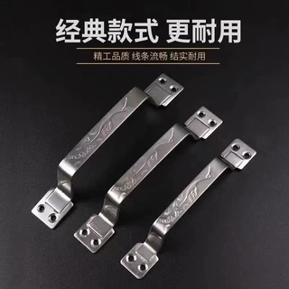 现代简约不锈钢把手实心提手加厚加宽耐用大门五金配件手拉手