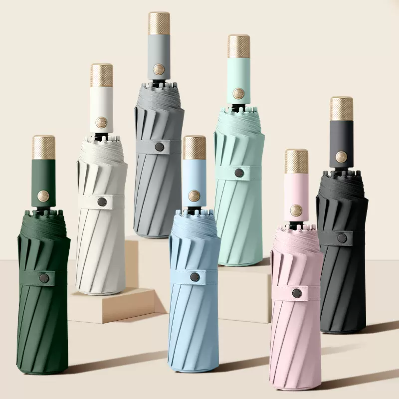 自动雨伞72骨大伞女折叠一键全收大号抗风暴遮阳伞防紫外线