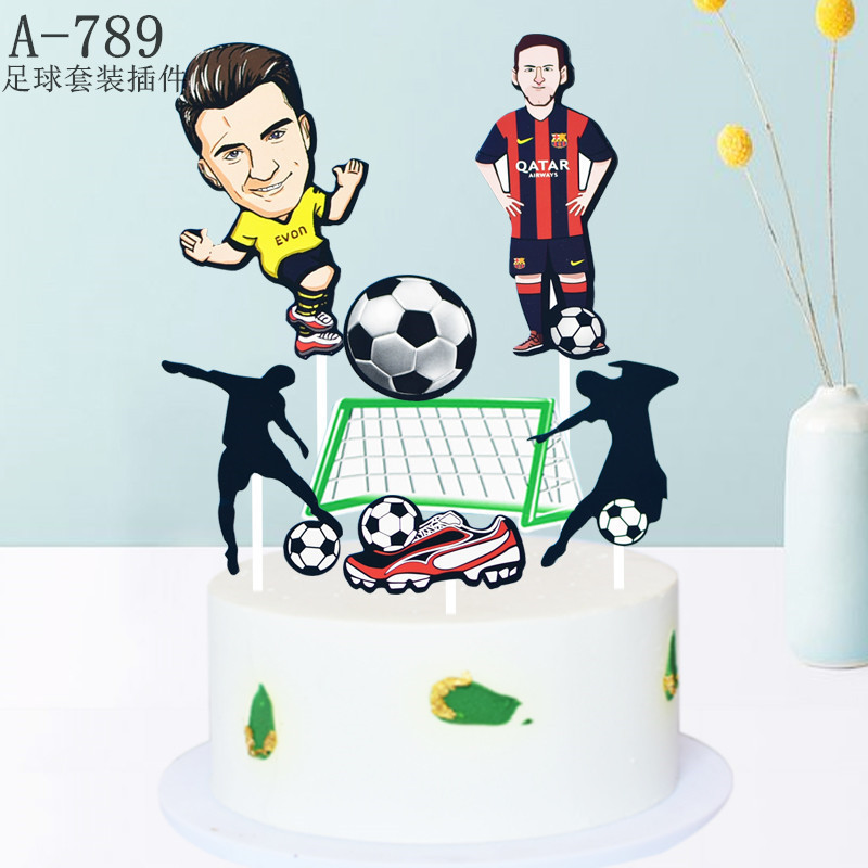 라이트 퍼플 축구 카드 세트