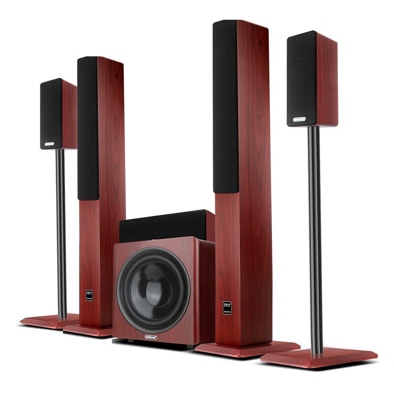 奇音 (qisheng) 家庭用5.1ホームシアター音響k歌セット家庭用リビングルームbluetoothワイヤレスリング|undefined