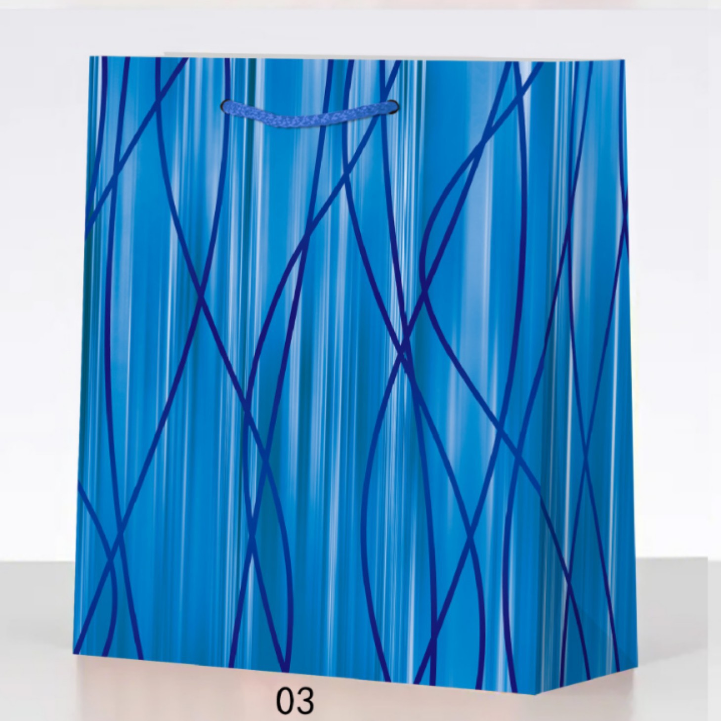 Bolsa de regalo de exportación transfronteriza, tarjeta blanca de bronceado, bolsa de papel portátil, mayorista al contado, bolsa de regalo de embalaje de tienda súper minorista
