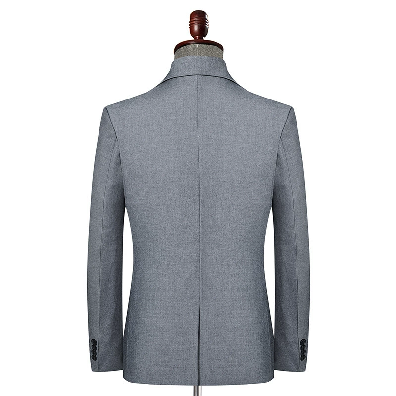 Мужская осенняя цветная классическая пиджак для отдыха, slim fit, корейский стиль