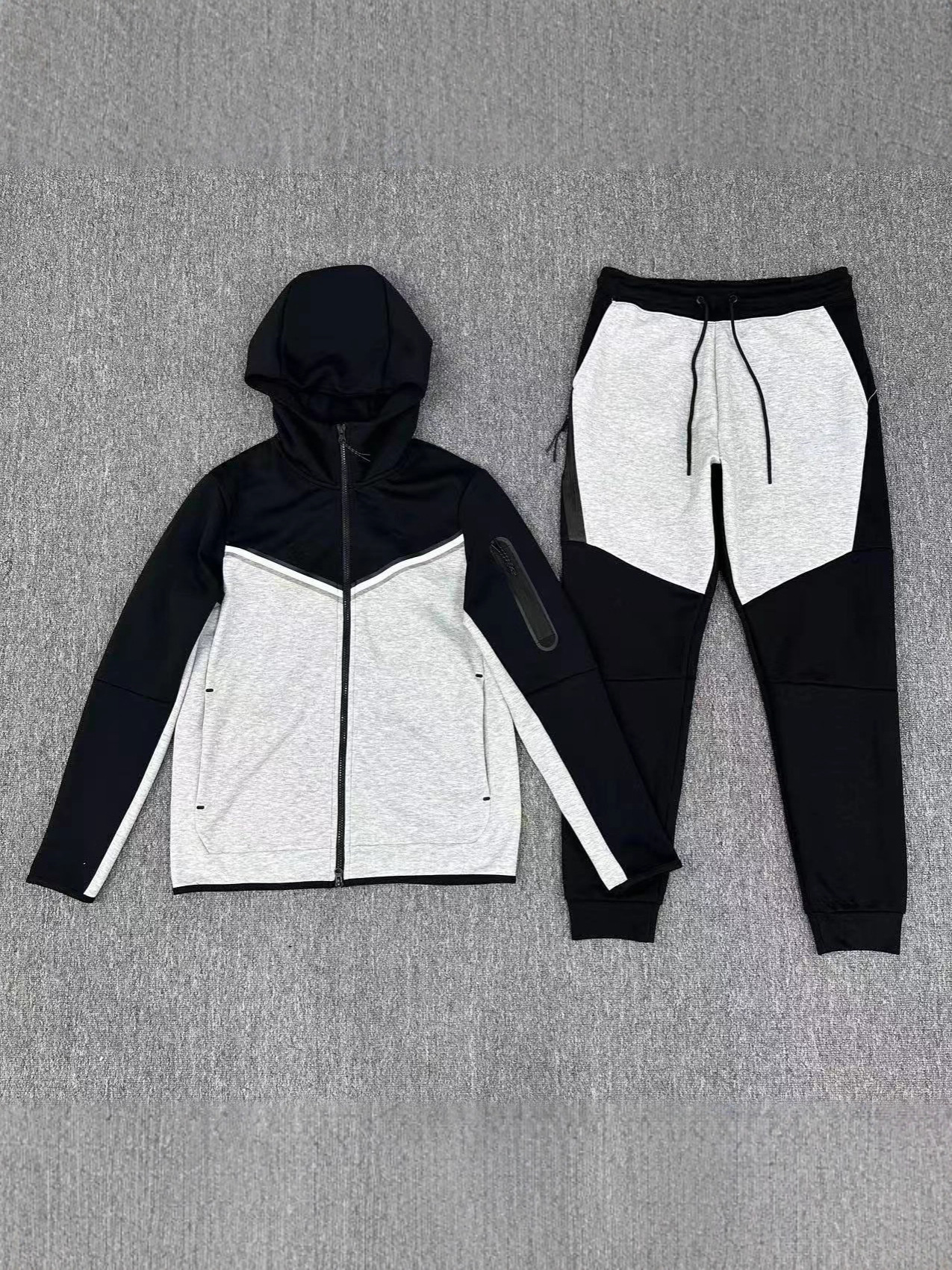 2025 カジュアルスポーツフード付きメンズサイドジッパー 490 と 163 スーツジャケット多用途スリムフィット多用途カジュアル