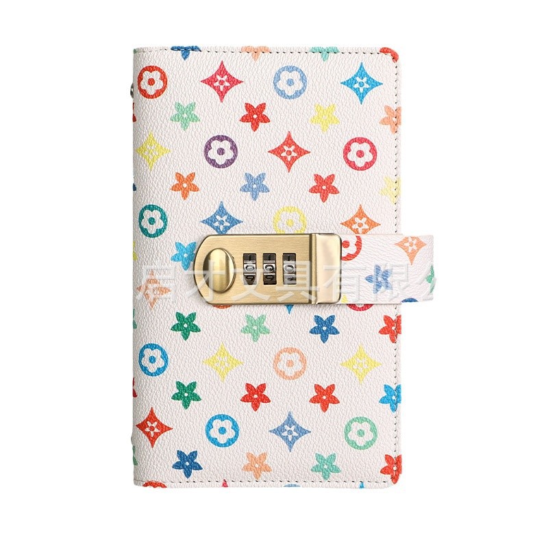 국경간 복고입금영수증 보관수첩  번호 잠금 루즈리프 현금입금장 대용량 지폐 기념 지폐수집