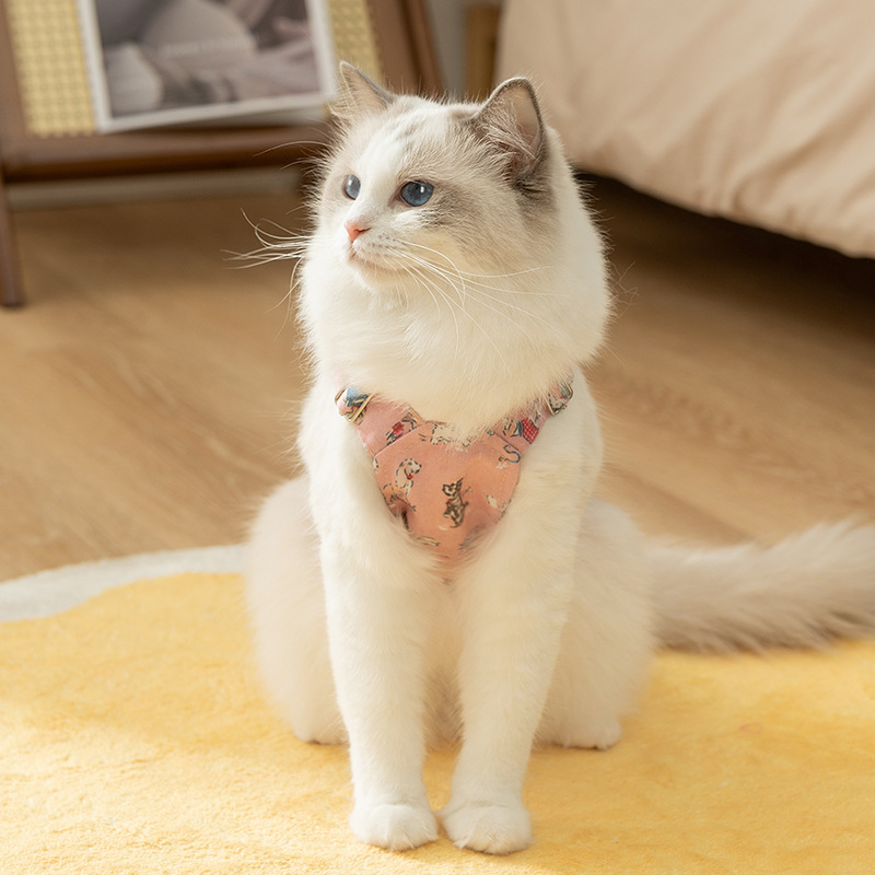 Gato otoño invierno sin pelo gato impresión completa de cachorro esborrachado vestido de cabina de tracción vestido de perro vestido de princesa vestido de mascota
