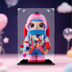 アクリルディスプレイボックスは、バブルマート MEGA SPACE MOLLY ジョン・ボグマン 400% 収納ボックスに適しています。