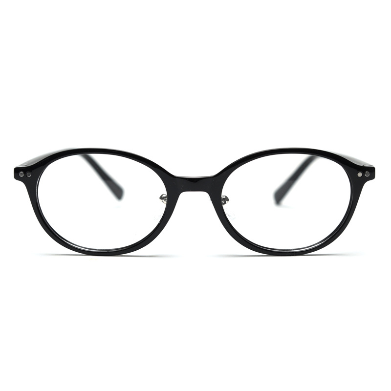 72396新型小楕円TR90軽近視眼鏡枠男女文芸復古平光鏡枠は度数を合わせることができる
