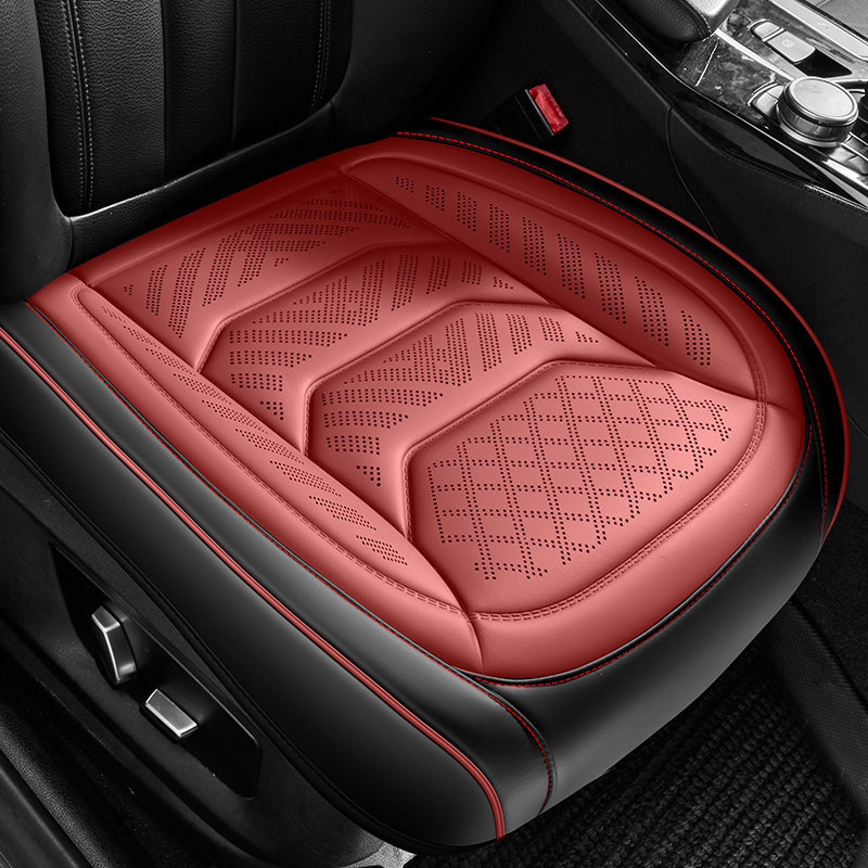 25 Years New Laser Perforated Wireless Embossed Nappa Leather Car Seat Cushion Four Seasons Multi-Piece Cushion Wholesale