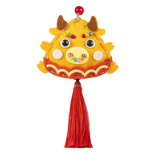 Dragon Boat Festival Wormwood Sachet Cartoon Zodiac Zongzi Handmade DIY Material Bag Sachet Gift Pendant Blessing Bag Wholesale