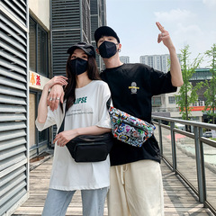 胸包男士ins潮流斜挎包女街頭潮流搭運動腰包學生休閒單肩包男