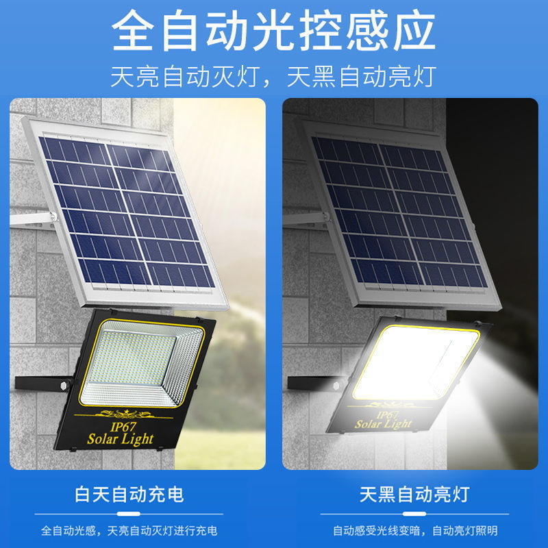 Lámpara solar para exteriores, lámpara de jardín, iluminación para el hogar, iluminación para el hogar, nueva área interior, farola súper brillante
