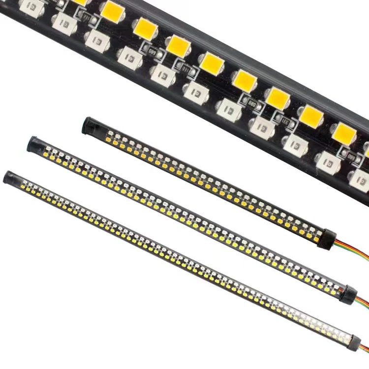 48 ламп SMD, световая полоса для мотоцикла, светодиодный стоп-сигнал, рукав указателя поворота, номерной знак мотоцикла