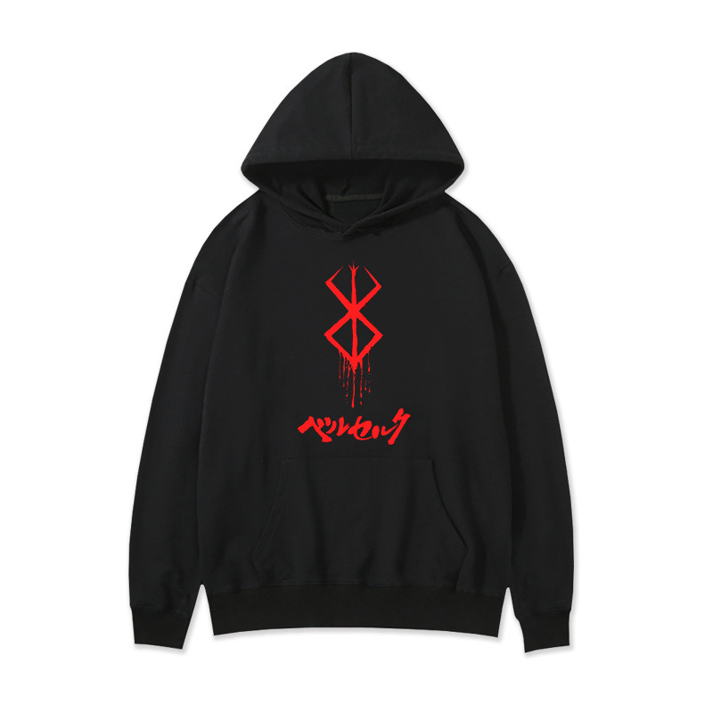 Swordwind Legend Anime Periférico Suéter con capucha Marca Warrior Segunda dimensión Sudadera con capucha suelta casual europea y americana