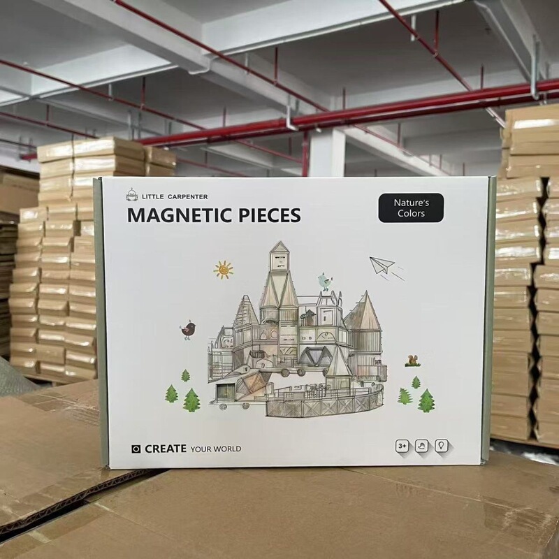 Magnetic Sheet Kidsren's Educational Toys Assembled Strong Magnetic Color Window Patch Birthday Gift Nature Puzzle Building Blocks