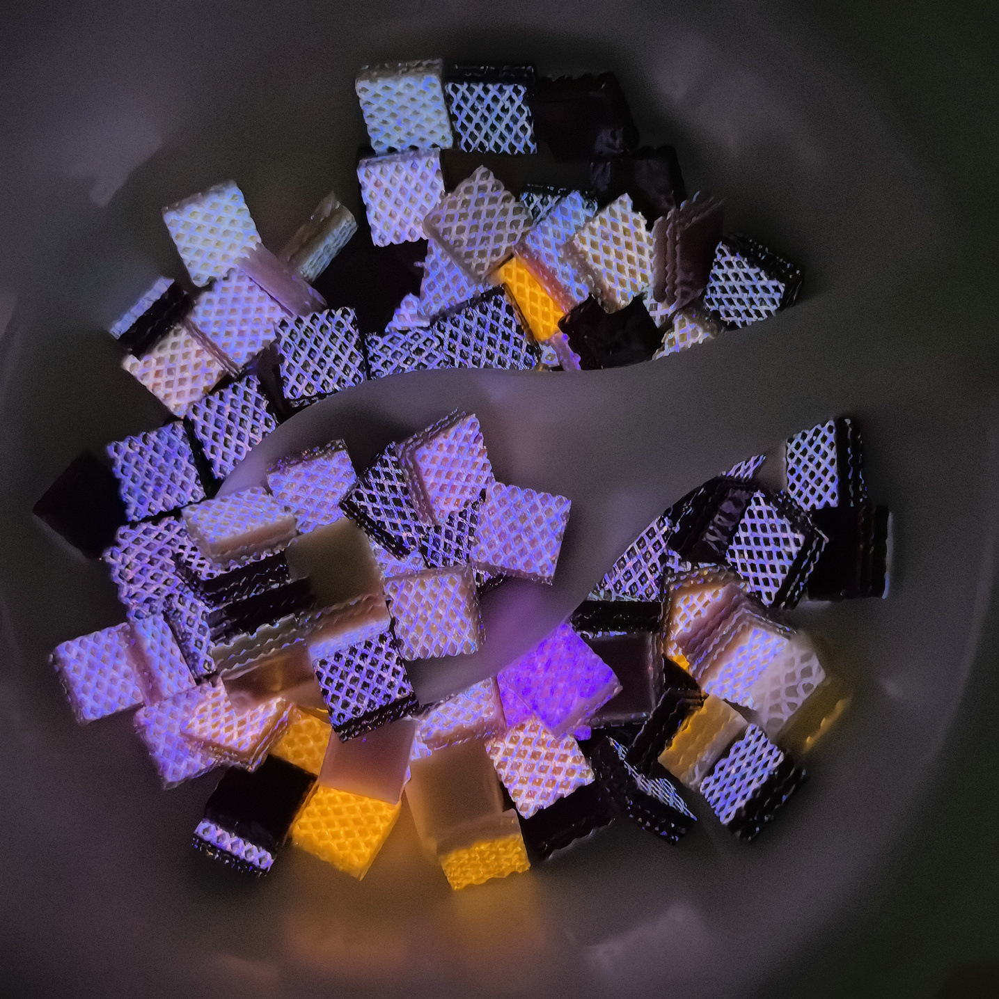 夜光diy食玩仿真威化华饼干巧克力曲奇树脂手账耳钉发饰头绳配