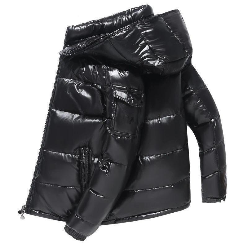 A 39151 Men's Short Puffer Jacket Short down Cotton Jacket European and American Cross-Border