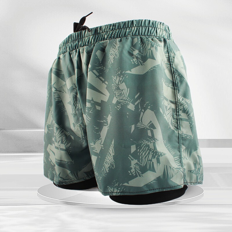 Men's Sports Shorts Summer Explosions Double-layer Quick-drying Swimming Trunks Anti-embarrassment Swimming Trunks Running Fitness Training Shorts Men's Sports Shorts Summer Explosions Double-layer Quick-drying Swimming Trunks Anti-embarrassment Swimming Trunks Running Fitness Training Shorts