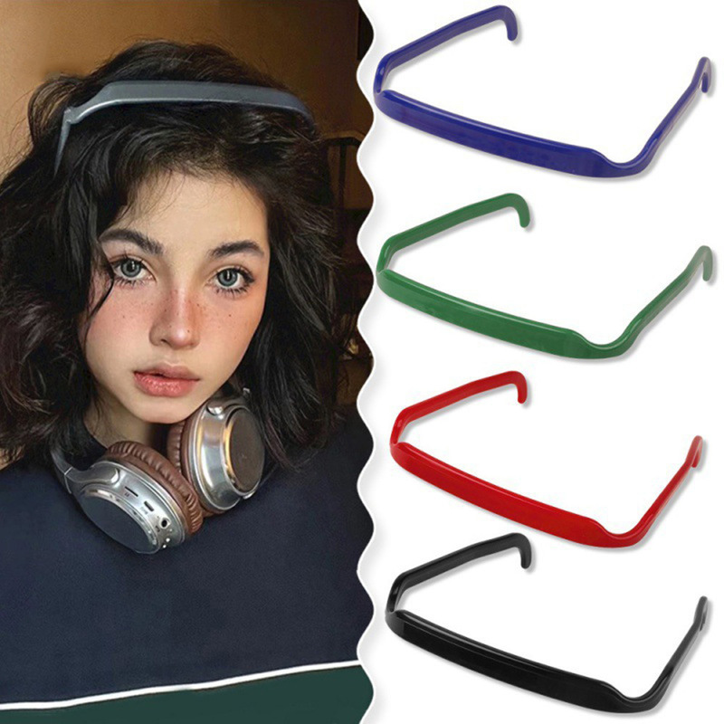 Cross-Border New Products, Thick Hair Big Headband, Hair Style Fixer, Invisible Hair Hoop, Medium Thick Curly Hair in Stock