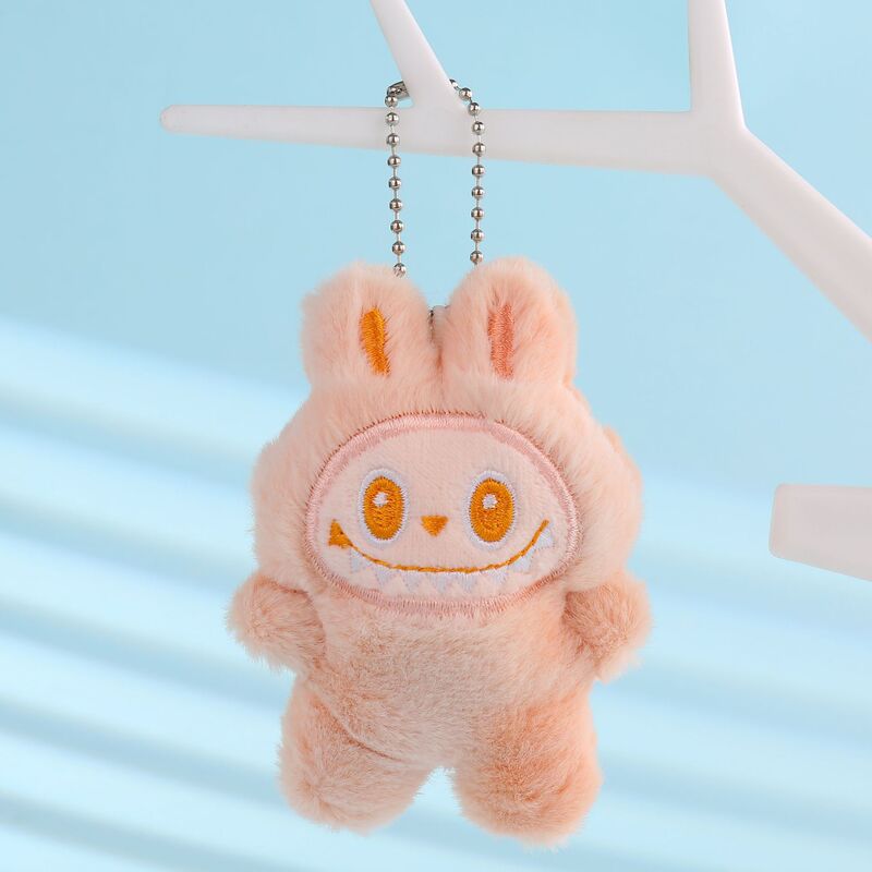 きしむかわいい Labubu 人形ペンダント漫画 Labubu ウサギぬいぐるみバッグキーホルダー小さなペンダントバッチ|undefined