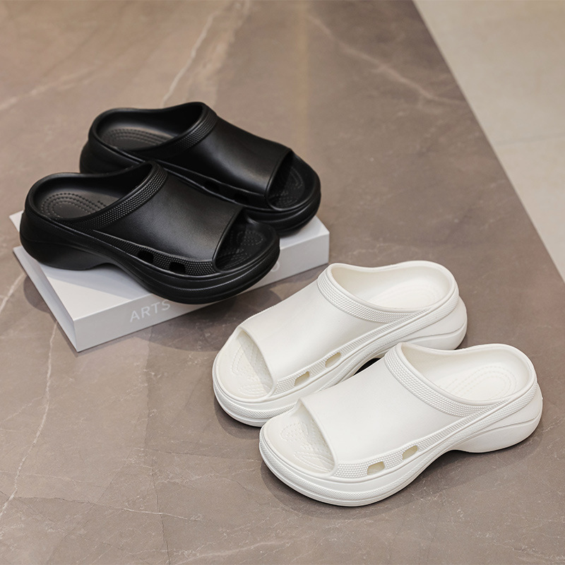 Paris Thick-Soled Slippers for Women, New Summer 26 Model, Ultra-Comfortable Slip-On Slippers, Non-Slip, Fashionable, Cross-Border Hot-Selling Wholesale