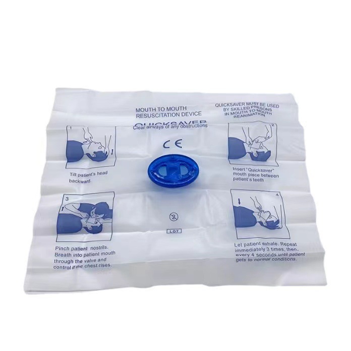 Export one-way valve breathing mask for CPR, artificial mouth-to-mouth breathing mask