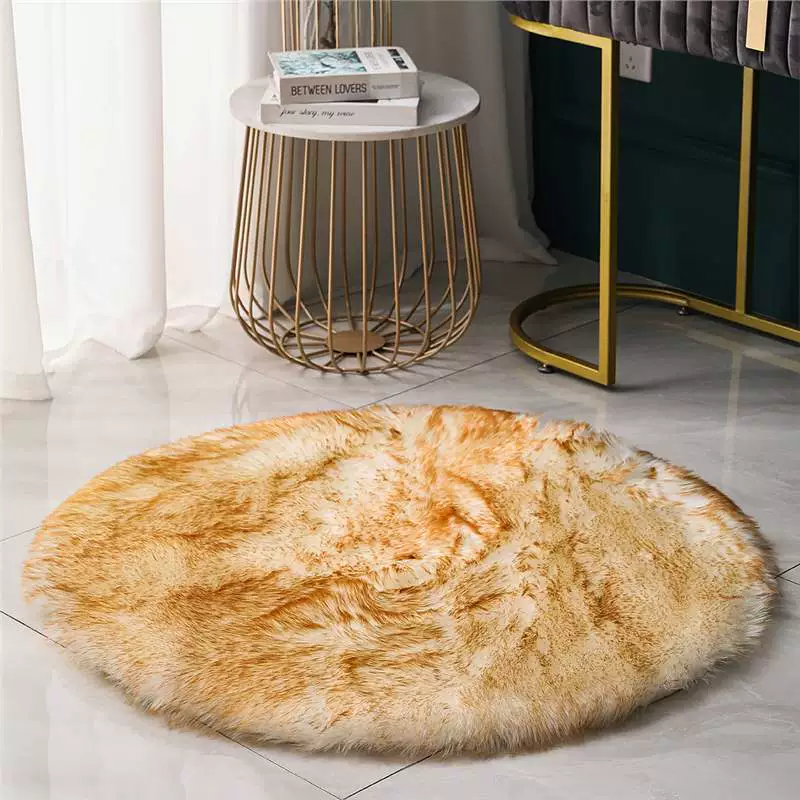 Round Modern Carpet, Simple Elegant Design, Multiple Colors, Diameters 30–180 cm