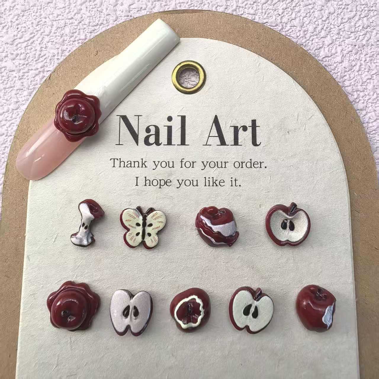 苹果树脂饰品配件美甲饰品_07.jpg