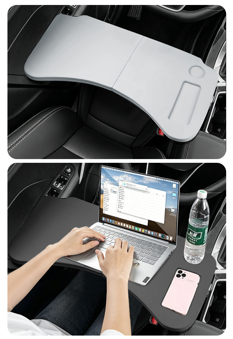 Suitable for Geely Binyue Car-Mounted Folding Small Table Board, Car Dining Tray, Laptop Stand, Table Modification Accessories