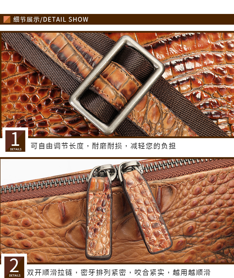 C0166 3570K TÚI XÁCH NAM GUATDEN VÂN DA CÁ SẤU PHỤC CỔ CỔ ĐIỂN TÚI XÁCH VÍ NAM G06 SẢN PHẨM MỚI