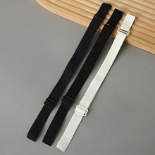 黑白1.5cm眼罩调节带尼龙氨纶弹力松紧带手工diy面具辅料现货批发