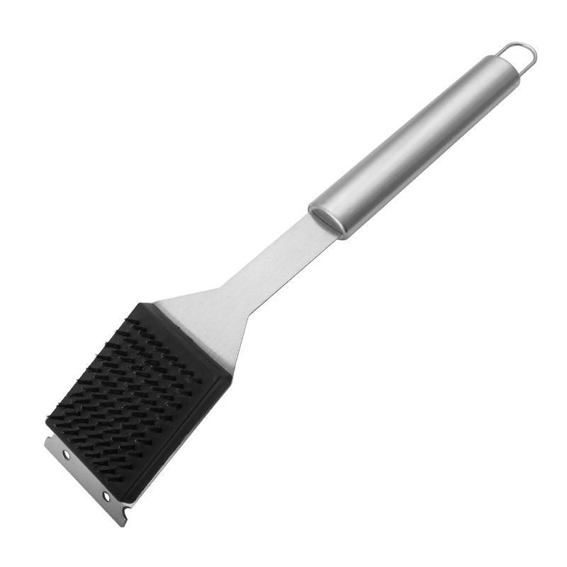 Juego de utensilios para hornear de acero inoxidable, herramienta de combinación de barbacoa, juego de barbacoa BBQ esencial para exteriores, juego de utensilios para hornear