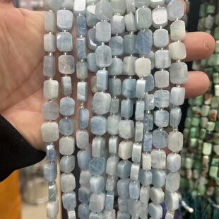 ֱ���¿�8*12mm��Ȼʯ��Ҏ�tɢ�麣�{����ˮ�����ʯ�L��Ƭ����