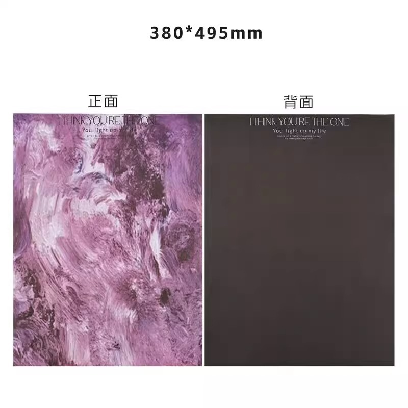 Papel de alta gama para ramos, papel de regalo artístico, papel artístico grueso impermeable con patrón de mármol, material de embalaje para flores