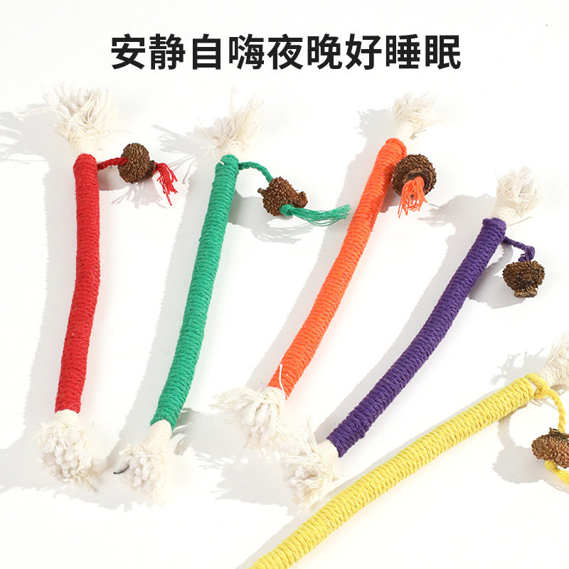 Juguetes para gatos Dientes afilados creativos Dientes Limpiadores Gato Mordiendo Cuerda Mascotas Gato Juguetes Pequeños Suministros para mascotas