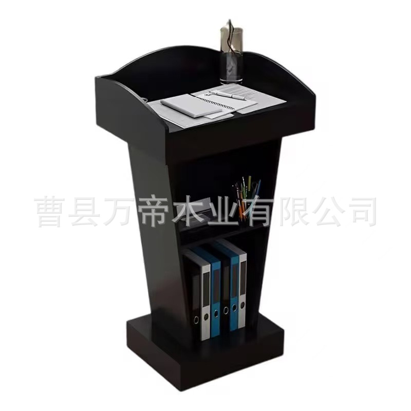 简约木质演讲台发言台迎宾台接待台导购台咨客台主持台司仪台讲桌
