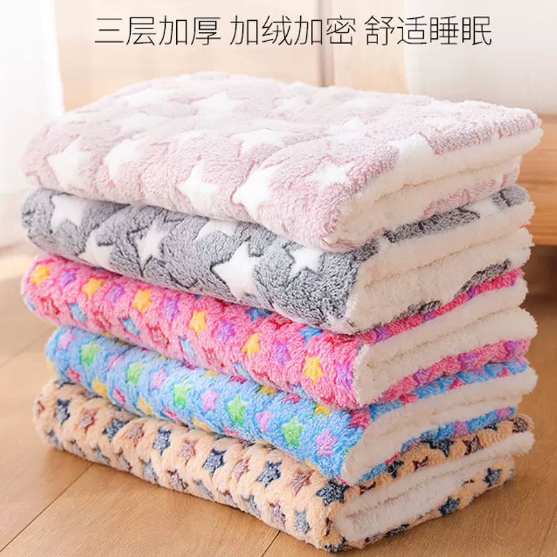 Universal flannel duvet, double-sided keep warm pillow