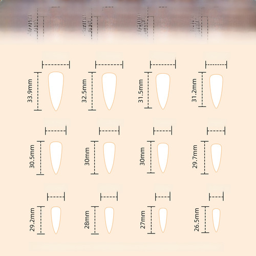 Autumn and Winter Whitening Y2K Wearable Nail Art Strips, Maillard Brown Gradient Nail Art Strips, Xiaohongshu Style Fake Nails Wholesale